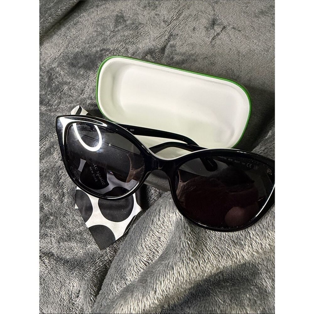 kate spade Black Oval Sunglasses - Picture 4 of 4